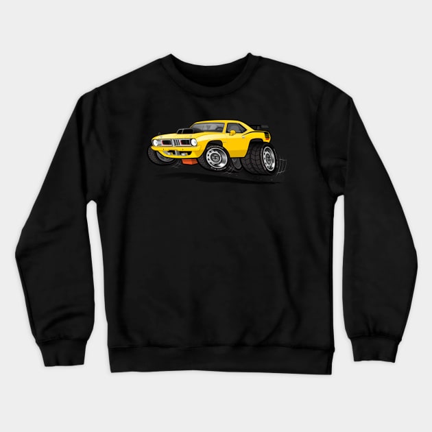 73 Cuda Crewneck Sweatshirt by Goin Ape Studios